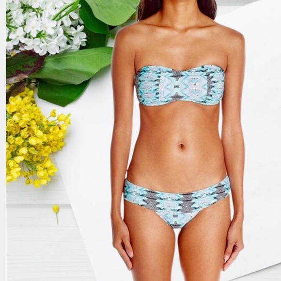 Volcom Other - Volcom Tribal Green Bikini Set